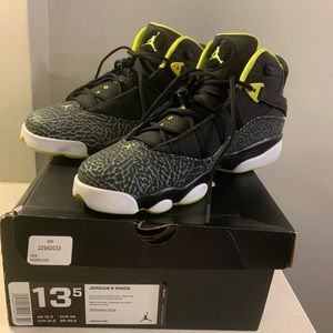 Jordan Six Rings - Venom Green size 13.5 Men